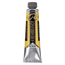 [01052722] Rembrandt oil colour 40ML TRANSP.YLW MED