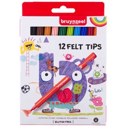 [60121112] Bruynzeel KIDS FELT TIPS SET 12