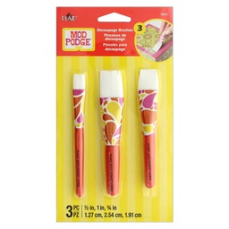 [MSP CS10615] Mod Podge 3piece Decoupage Brush Set   