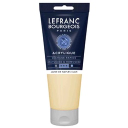 [300398] Lefranc &amp; Bourgeois fine acrylic color 200ML tube NAPLES YELLOW LIGHT