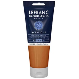 [300424] Lefranc &amp; Bourgeois fine acrylic color 200ML tube RAW SIENNA