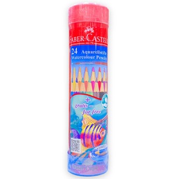 [115924] الوان فابر كاستيل خشبي مائي 24 لون FABER-CASTELL