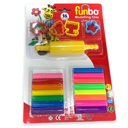 [FO-MC-200-16+4M] صلصال فنبو مع ادوات funbo