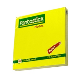 [FK-N303-YWE] ورق ملاحظات فنتاستك فسفوري Fantastick