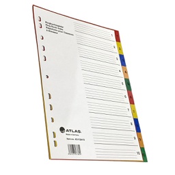 [AS-F28410] فواصل ملون 10-1 ملونة ATLAS