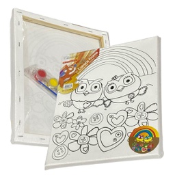 [QS-24*30] لوحة رسم كانفس تلوين للاطفال 30 * 24 سم