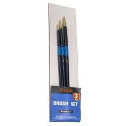[BZ-BR3] فرشاة رسم 3 حبة Artmate