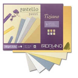 كراسة باستيل 160 جرام 30 ورقة 6 لون FABRIANO