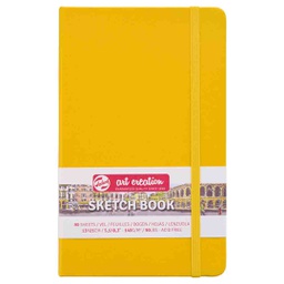 [9314112M] Art Creation sketch book black G.yellow 13X21 140G 