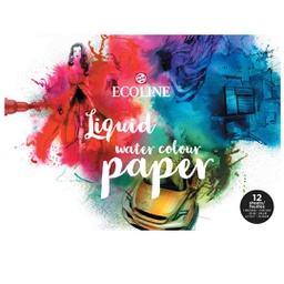 [91580011] كراسة رسم مائية واحبار مائية اكيولاين ماركة ارت كريشين الهولندية 290 جرام مقاس A3