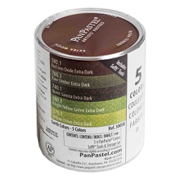 [30058] الوان باستل 5 لون مع الادوات  PanPastel