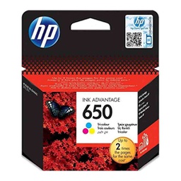 [HP650] حبر  طابعة ملون HP650