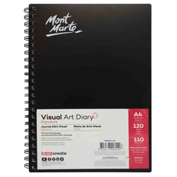 [MSB0003] Mont Marte Visual Art Diary A4 120 Page‏