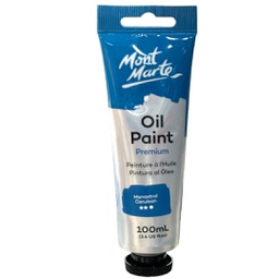 [MOP-100ML] Mont Marte Oil color 100ML - Monastral Cerulean