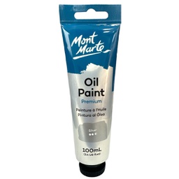 [MOP-100ML] Mont Marte Oil color 100ML -Silver