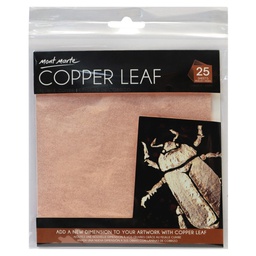 [MAXX0023] Mont Marte Imitation Gold Leaf 14x14cm 25 Sheets
