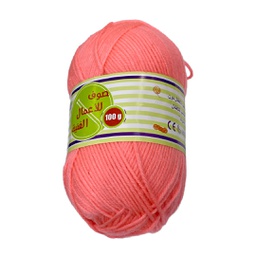 [7876-006] صوف اعمال فنية لون زهري 100 جرام