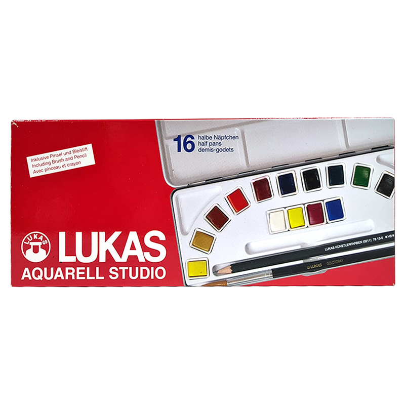 Lukas Studio Watercolour 16xHP Brush Pen Set