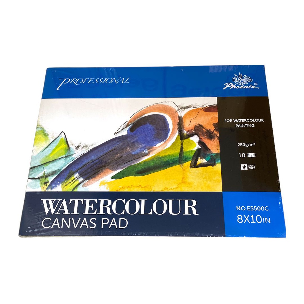 CANVAS PAD 250GSM 10SHEETS 8X10IN