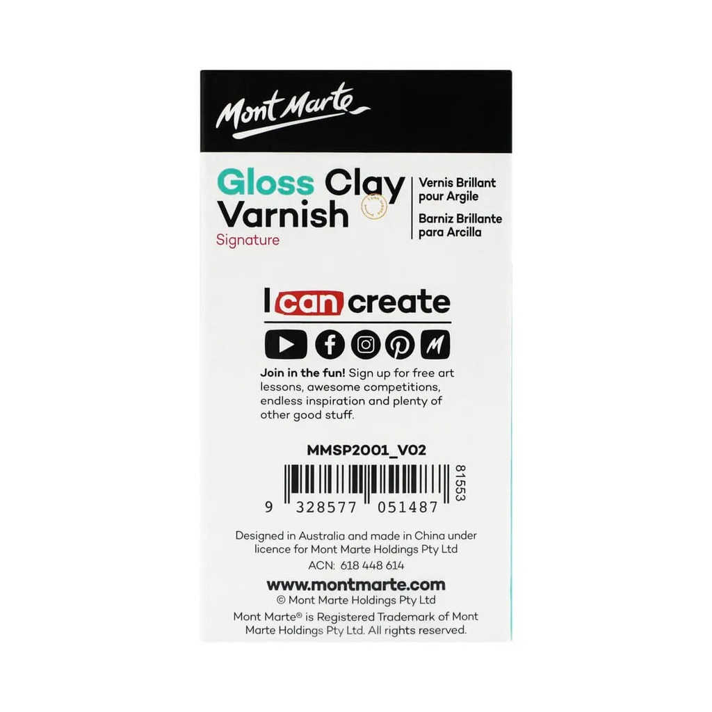 MM Clay Varnish Gloss 120ml