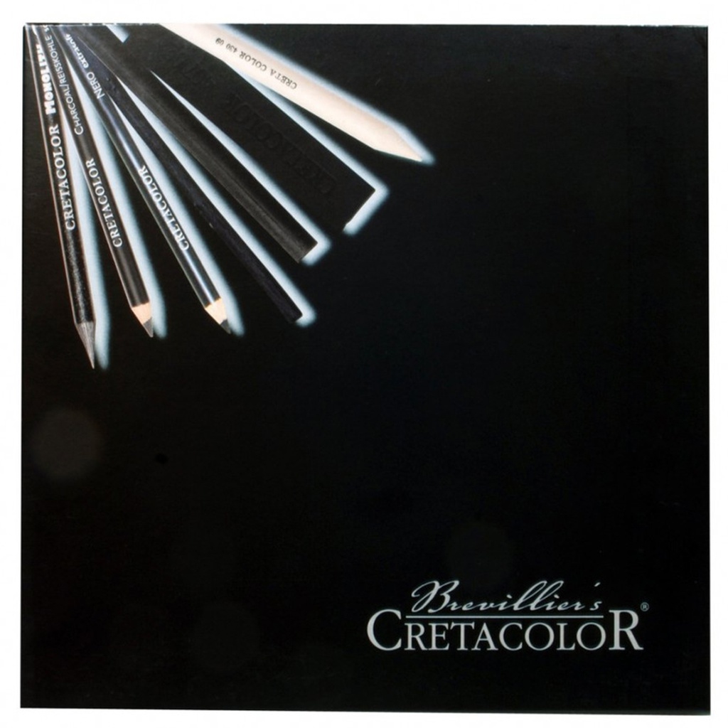 Cretacolor Black White, sketching box