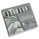 Grey Chalk, 8 pcs