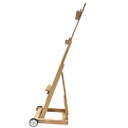 Mobile studio easel Beech wood, canvas hold up to 195cm