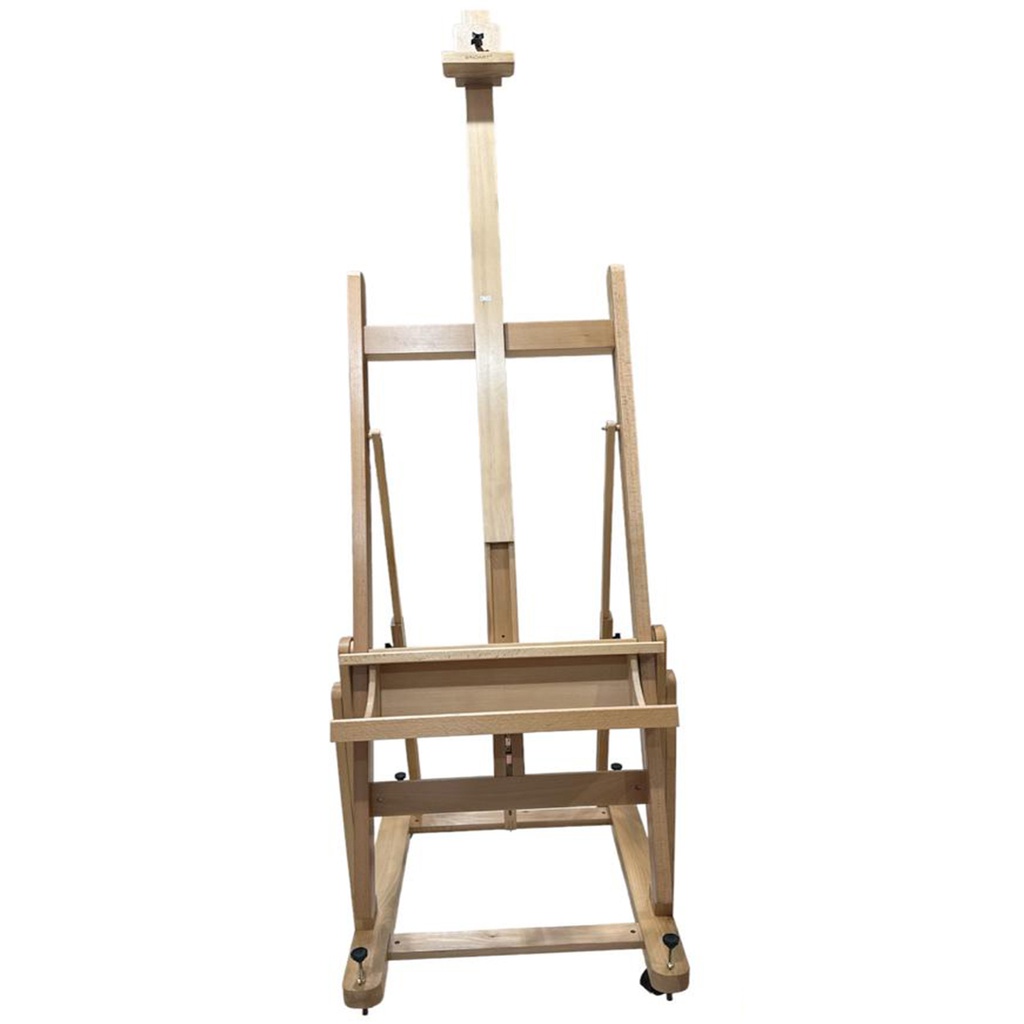 Multi-angle studio easel Beech wood, half - assembled, hold canvas up to
225cm