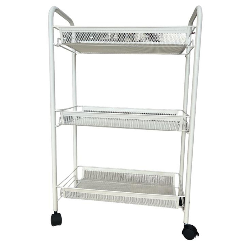 Artist studio cart steel with pvc powder coating, 3 layers, with caster