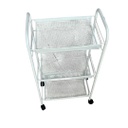 Artist studio cart steel with pvc powder coating, 3 layers, with caster