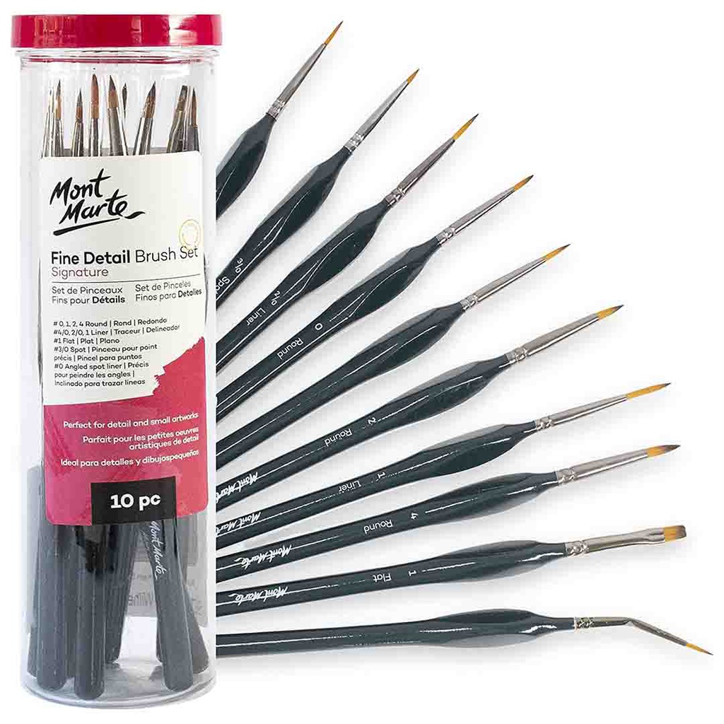 Mont Marte Mini Detail Brush Set 5pc