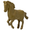 ديكوباج الورق المعجن تمثال حصان كبير