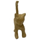 ديكوباج الورق المعجن تمثال قطة