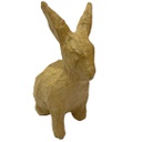 ديكوباج الورق المعجن تمثال ارنب