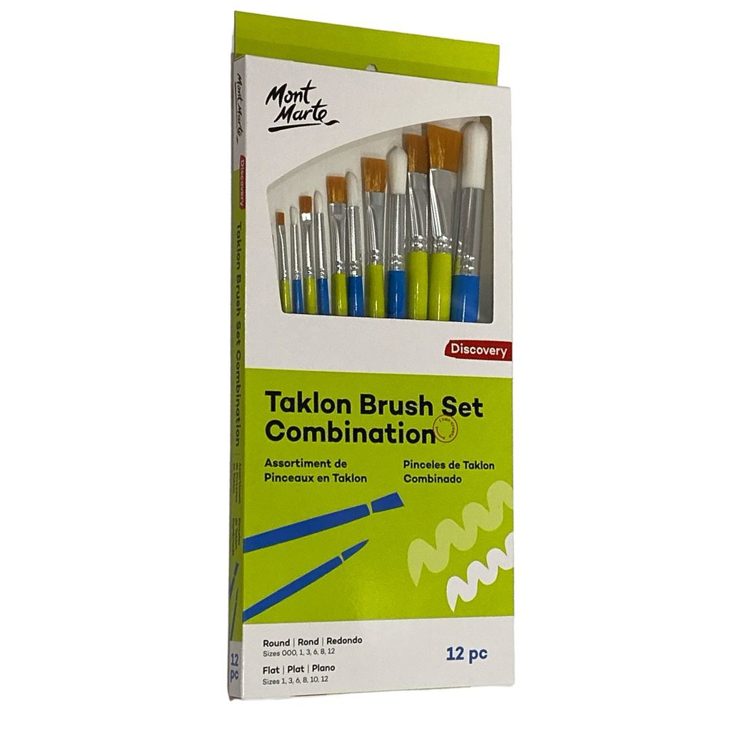 MM Taklon Brush Set Combination 12pc