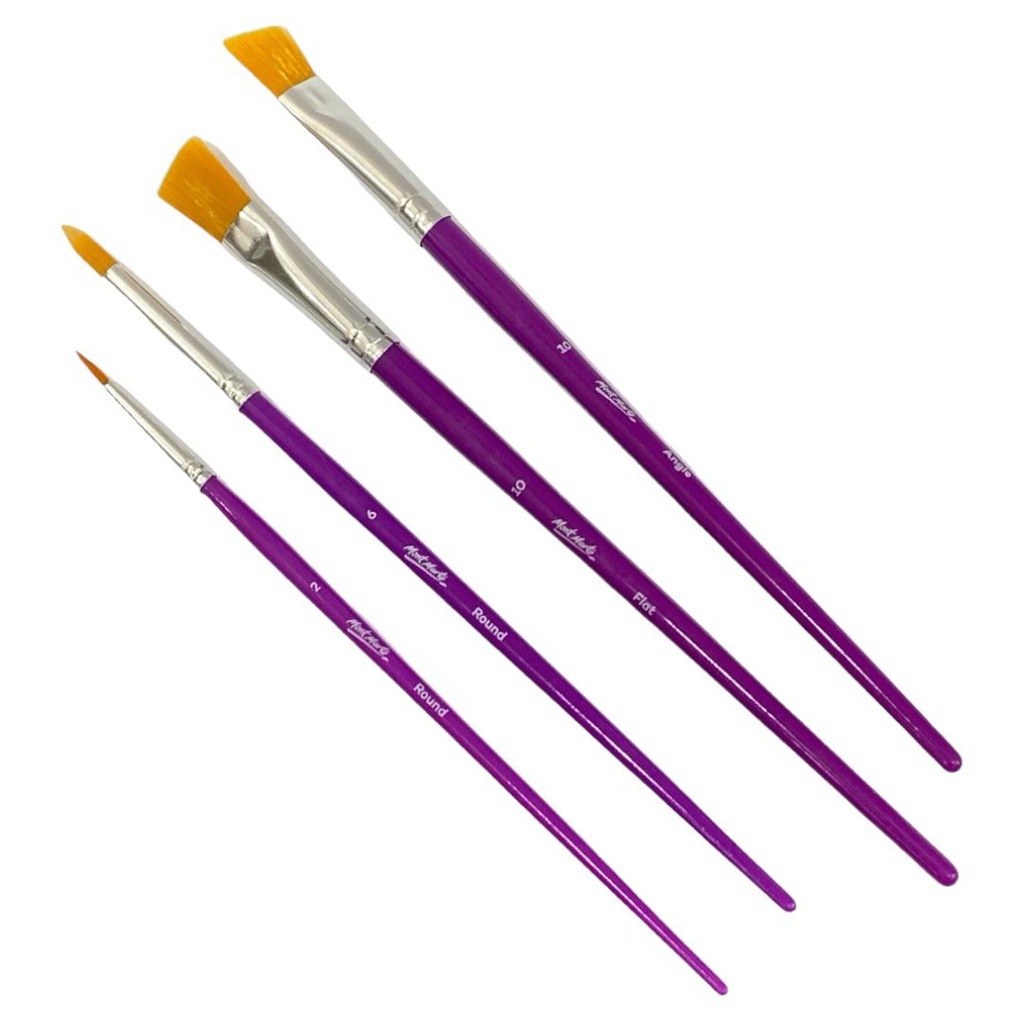 MM Assorted Brush Set 4pc