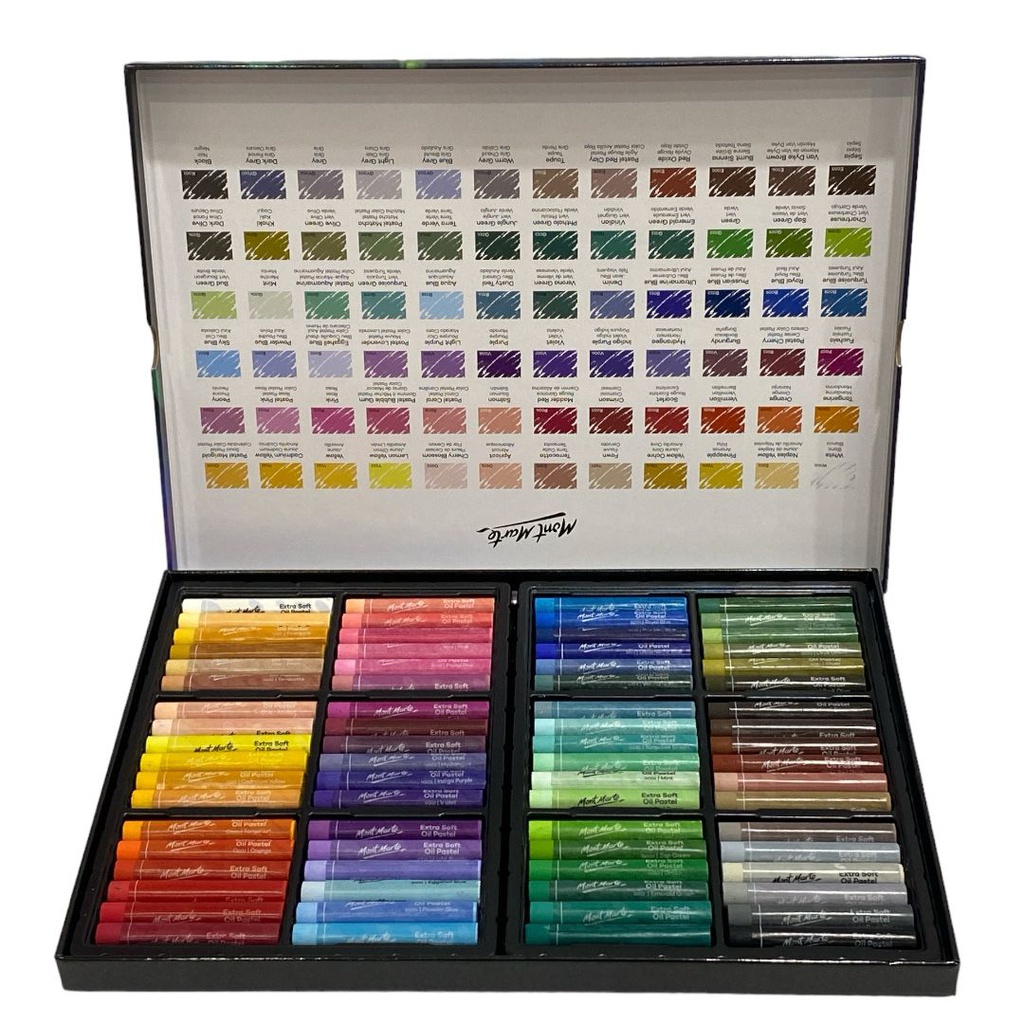 MM Extra Soft Oil Pastels Vibrant Hue 72pc