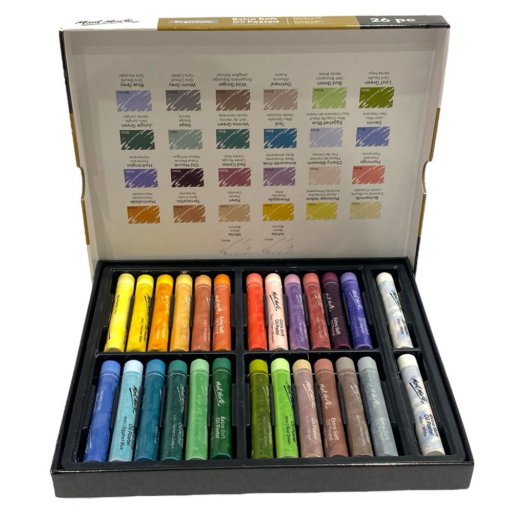 MM Extra Soft Oil Pastels Natural Hue 26pc