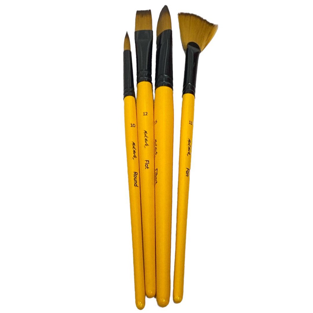 Mont Marte Gallery Series Brush Set Acrylic 4pc