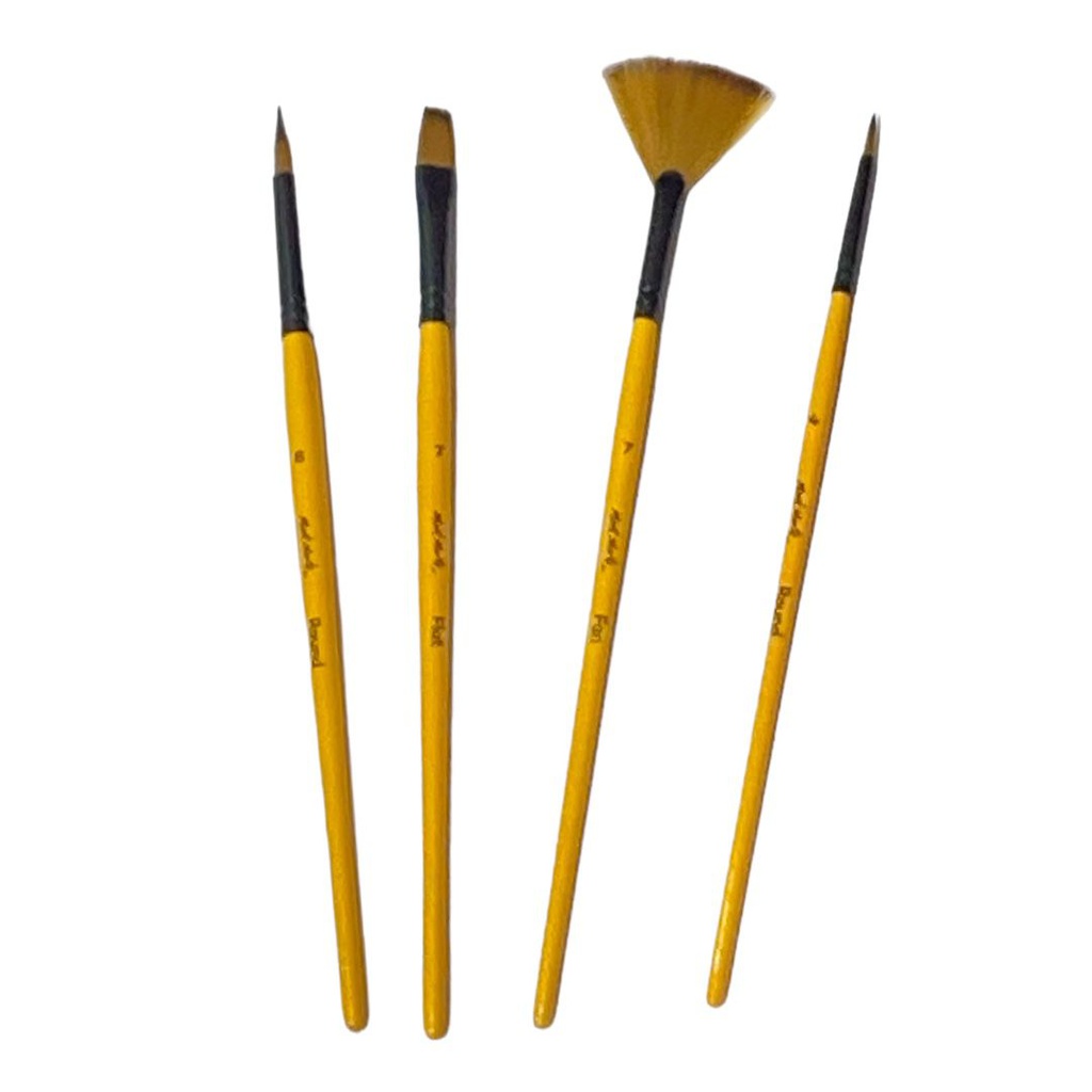 Mont Marte Gallery Series Brush Set Acrylic 4pc