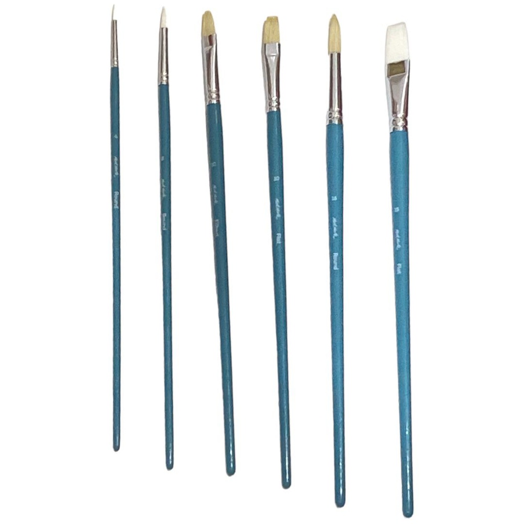 Mont Marte Gallery Series Brush Set Oils 6pc