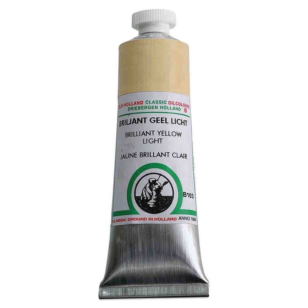 Old Holland - Oil Colour Tube 40ml Brilliant Yellow Light