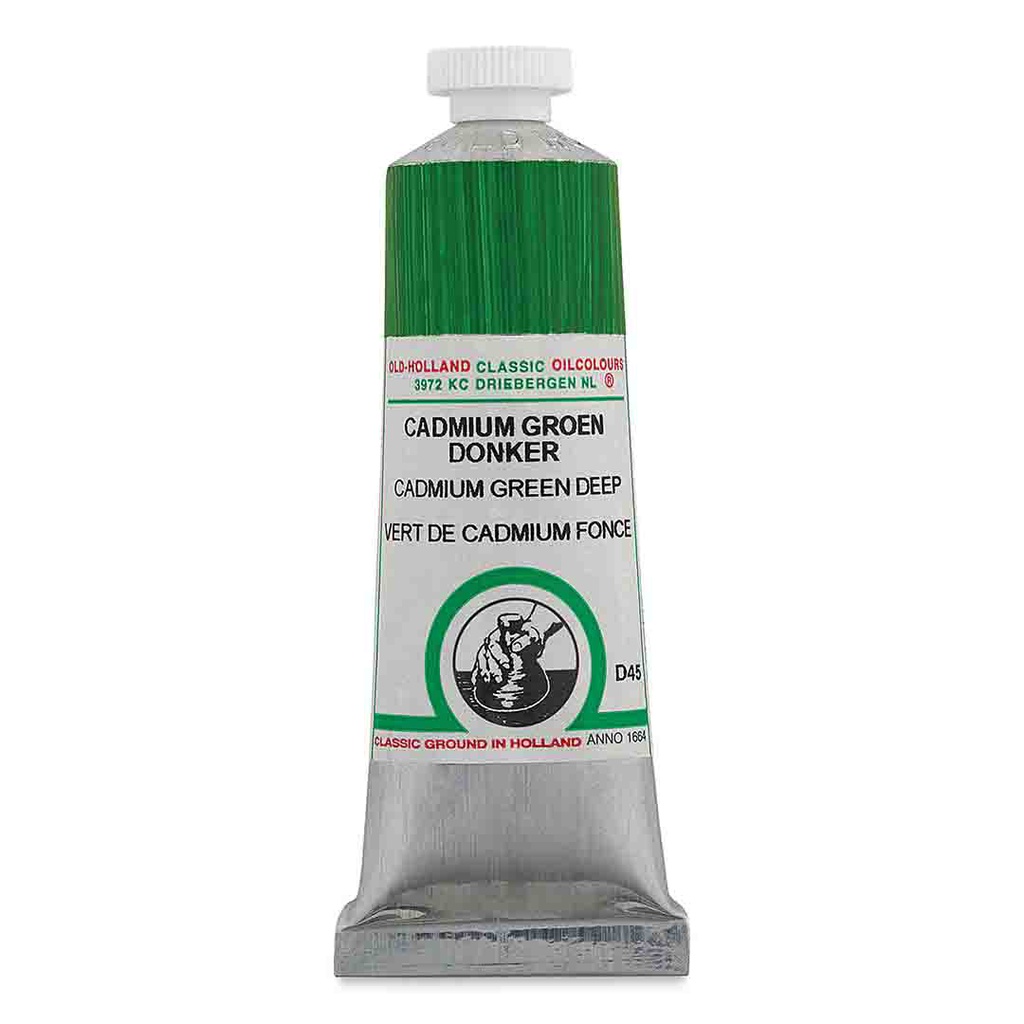 Old Holland - Oil Colour Tube 40ml Cadmium Green Deep