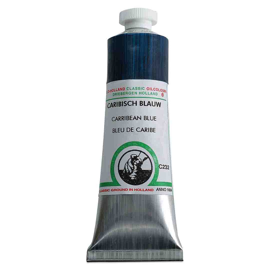 Old Holland - Oil Colour Tube 40ml Caribbean Blue
