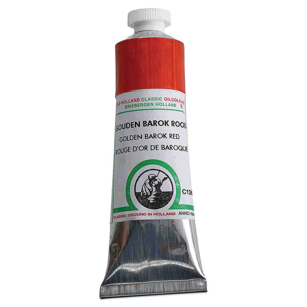 Old Holland - Oil Colour Tube 40ml Golden Barok Red
