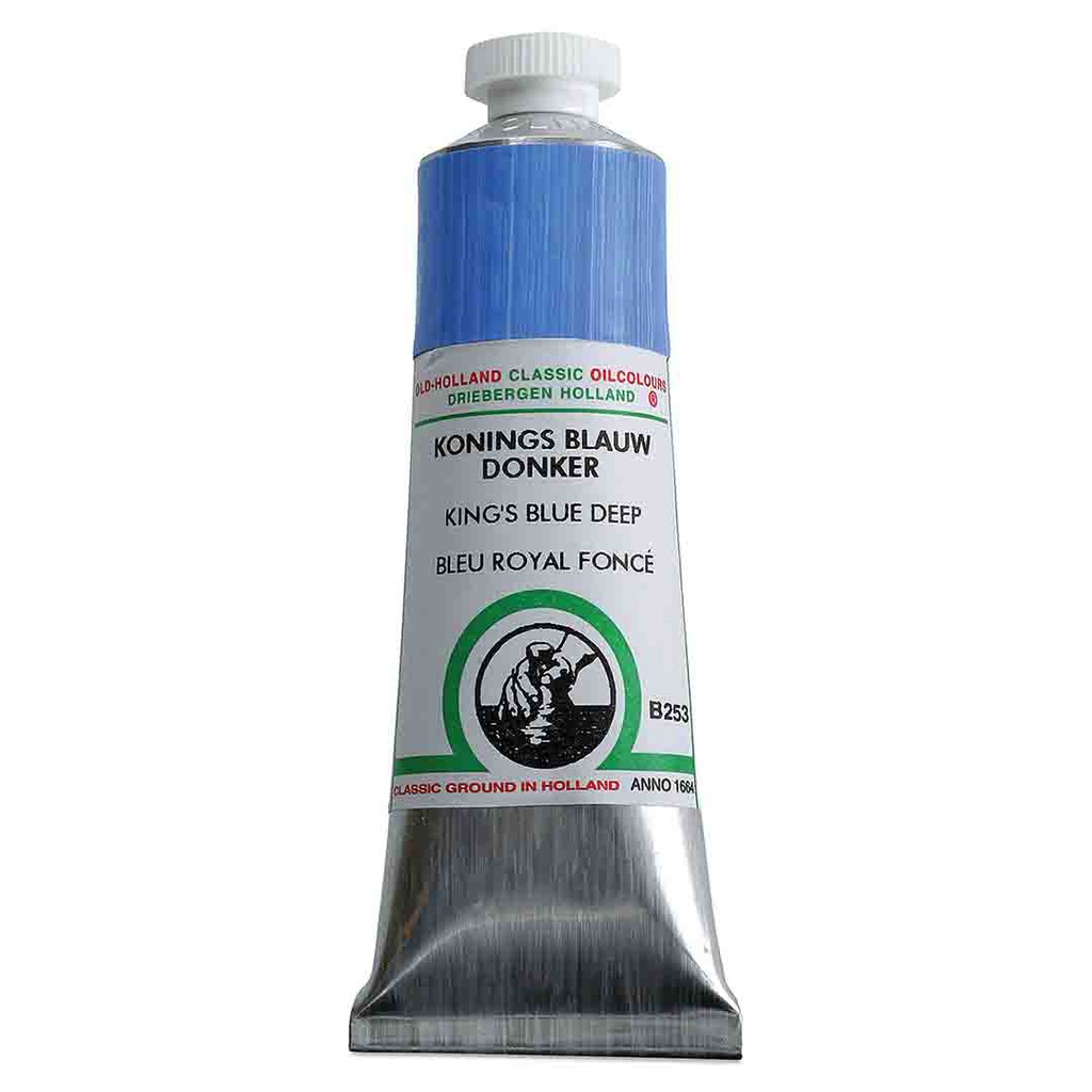 Old Holland - Oil Colour Tube 40ml King's Blue Deep