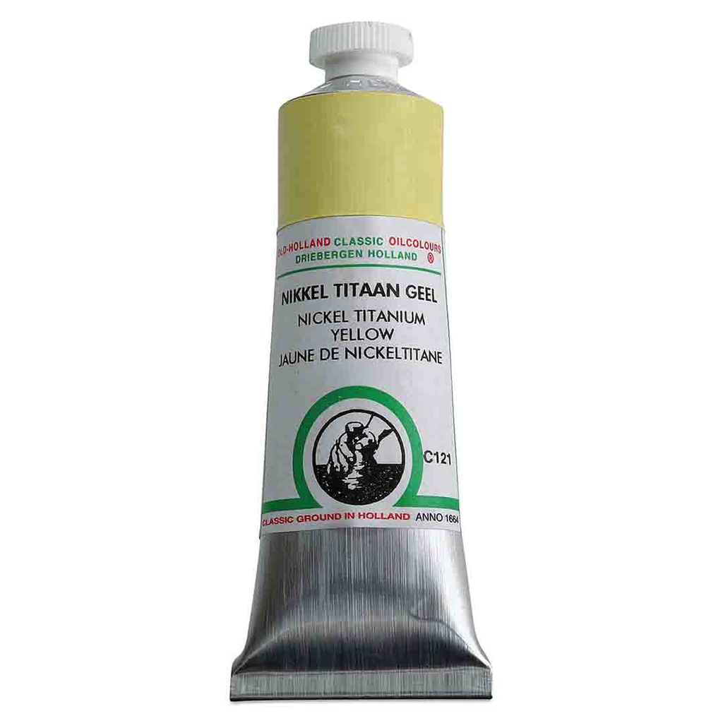 Old Holland - Oil Colour Tube 40ml Nickel Titanium Yellow
