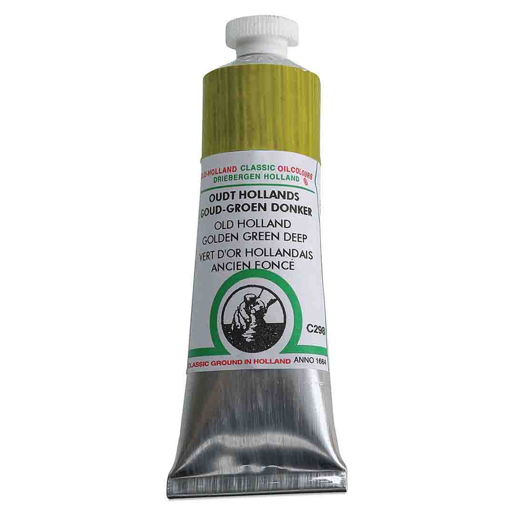 Old Holland - Oil Colour Tube 40ml Old Holland Golden Green Deep
