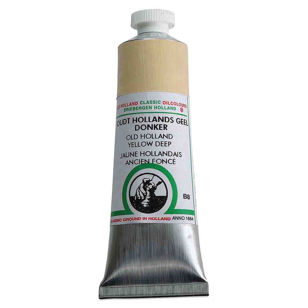 Old Holland - Oil Colour Tube 40ml Old Holland Yellow Deep