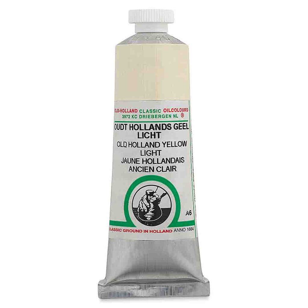 Old Holland - Oil Colour Tube 40ml Old Holland Yellow Light